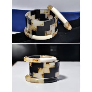 MICCI bijoux en vrac en gros mode automne bijoux empilable Vintage résine Bracelet résine inoxydable bracelet - Product Image 2