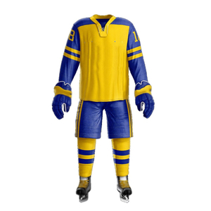 2025, conjuntos de uniformes de hockey sobre hielo personalizados de alta calidad para hombres, venta al por mayor, ropa de hockey sobre hielo de último diseño para hombres, uniforme de talla grande OEM - Product Image 1