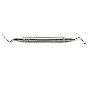 Juego de 3 uds de instrumentos quirúrgicos dentales de acero inoxidable, curetas dentadas, escalador Dental, cureta ósea, herramientas de implante - Product Image 6