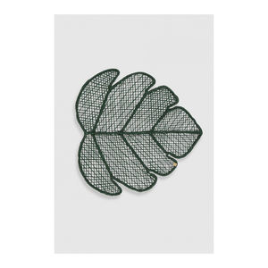 Beautiful Coaster New Trending Leaf Shape Beaded Coaster 5-Inch Handmade Drinkware <b>Mat</b> for Kitchen & <b>Table</b> Decor Home Best Use - Product Image 1