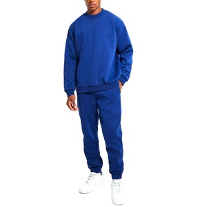 Conjuntos de Sudadera de Algodón para Hombre de Alta Calidad, Tallas Grandes, Transpirables, Ecológicos, Ajustados, con Patrón Sólido, para Invierno, Hechos en Fábrica - Product Image 2
