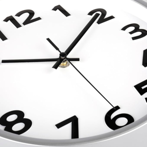 Horloge murale ronde à contraste élevé facile à lire pour les utilisateurs basse vision Mode 1 accessoire de produit audio - Product Image 5