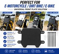 Plaque d'immatriculation avant de moto JFG pour Surron Light Bee X S vélo de route électrique Dirt Pit Bikes Motocross