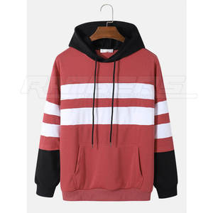 เสื้อมีฮู้ดผ้าคอตตอนโพลีเอสเตอร์เสื้อมีฮู้ด Tri Color hoodies แฟชั่น - Product Image 1