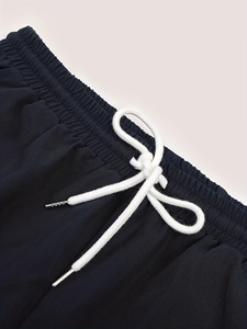 Conjunto de camisa y pantalones cortos de algodón informal para hombre con estilo, ropa de calle de moda, prendas de vestir exteriores de dos piezas para ropa de verano - Product Image 4