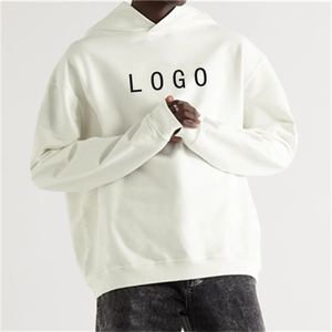 2025 vente en gros de haute qualité Streetwear personnalisé hommes sweats à capuche pas de pull 100% coton surdimensionné sweat à capuche lourd pour unisexe - Product Image 4