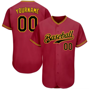 2025 dernier maillot de Football américain personnalisé 100% Polyester maillot de Baseball Sublimation uniforme maillot de Baseball et de Softball porter - Product Image 4