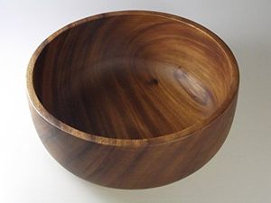 ENSALADA PERFECTA VERSÁTIL ARTESANÍA Tazón de masa de madera hecho a mano para ensaladas de frutas Vintage de alta calidad boda Diwali deslizante - Product Image 4