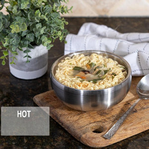 Tazones Aislados de Acero Inoxidable Pulido de Doble Pared para Servir Alimentos Diariamente en Restaurantes, Hoteles y Servicios de Catering (Ecológicos) - Product Image 2