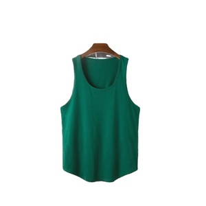 Chaleco Deportivo Informal para Hombre, Tejido en 100% Algodón, Secado Rápido, Transpirable, Camiseta sin Mangas con Cuello Redondo, Bordado 3D, para Gimnasio y Running - Product Image 2