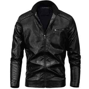 Chaqueta de cuero duradera a prueba de viento para hombre, gran oferta de calidad superior, chaquetas para hombre, ropa de mejor diseño, chaqueta de Material suave para hombre - Product Image 1