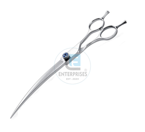 Tijeras de Peluquería Canina Profesionales OEM de Alta Calidad, Curvas, Modernas, de Acero Inoxidable de 8 Pulgadas, Portátiles para Perros y Gatos - Product Image 1