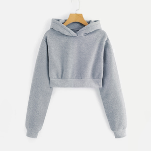 Top Venta Mejor Precio Mujeres Crop Cómodo Elegante con Logo Frontal Imprimir Casual para Otoño Invierno Temporadas - Product Image 3