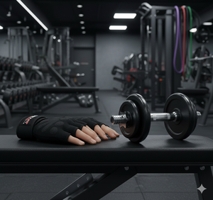 Guantes de Gimnasio RexFit Sport Antideslizantes para Levantamiento de Pesas con Soporte para Muñeca |   Guantes de Entrenamiento Resistentes para Fitness y Fuerza - Product Image 3