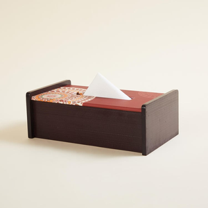 Artesanías Caja de pañuelos de madera de alta calidad Caja de pañuelos impresa de madera maciza rectangular de calidad superior - Product Image 1