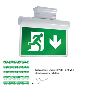 iftyz SF Series 40 X 300 X 200 mm <b>Emergency</b> Exit <b>Lighting</b> Armature Quick Release - Product Image 5