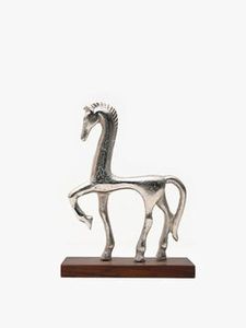 Accessoires pour la maison, sculpture de poney argenté pour la décoration de la maison, fabricant et exportateur - Product Image 5