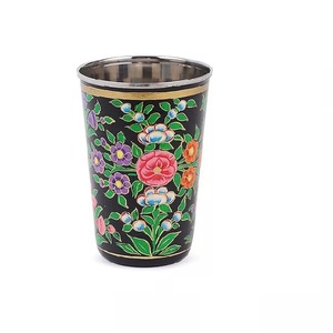 Barres de verre en cuivre gravées à la main de conception personnalisée Restaurant maison boisson servant utilisation cuivre métal verre pour servir en gros - Product Image 2