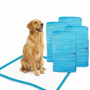 Tapis d'apprentissage jetables pour chiens, blancs, 5 couches, anti-fuites, adhésifs, 60x90, pour grands chiens et chiots - Product Image 3