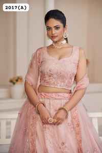 Dernier créateur de haute qualité Georgatte fil à broder séquence Saree robe pakistanaise Lehnaga Choli robe adultes en soie - Product Image 3