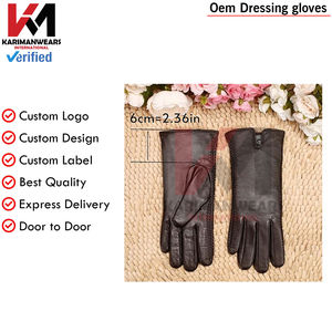 Gants de cérémonie en cuir d'agneau véritable de luxe, ajustement confortable, pour l'hiver et les soirées, vente en gros - Product Image 4