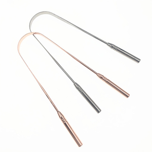 Giá tốt nhất thép không gỉ lưỡi <span class=keywords><strong>scraper</strong></span> với nhựa xử lý tái sử dụng chăm sóc răng miệng Nha Khoa CLEANER cho trẻ em và người lớn - Product Image 5