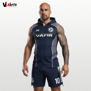 Conjunto de Uniforme Deportivo Personalizado de Poliéster para Verano, Transpirable, Talla Grande, Estampado, Anti-UV, Antibacteriano, de Secado Rápido, al por Mayor - Product Image 1
