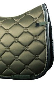 Selle de cheval classique en coton de qualité supérieure, couleur personnalisée, matériau, sangle de main, offrant une texture douce, des bords solides - Product Image 2