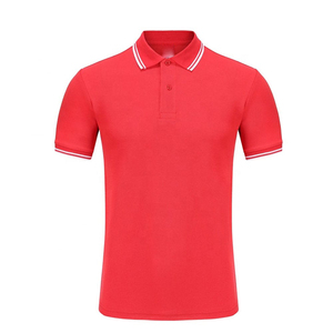 Alta calidad 100% algodón hombres para Polo venta al por mayor de talla grande transpirable patrón sólido impreso técnica ropa Casual - Product Image 5