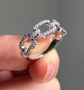 Anillo de moissanita de plata de ley, joyería personalizada, anillo de compromiso de moissanita, regalo para ella, regalo de boda - Product Image 3