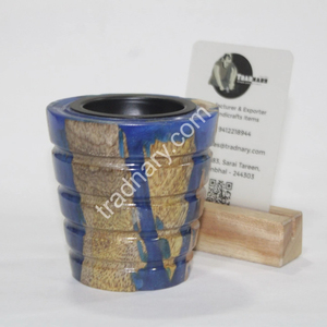 Nouveau brûleur Bukhoor en résine de bois Mubkhar pour usage intérieur brûleur d'encens traditionnel pour Ramadan Eid Exim Pvt Ltd - Product Image 1