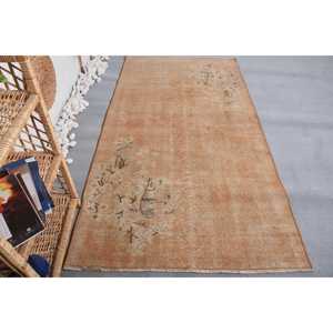 พรมตุรกีขนาด 3.6x7.3 ฟุต พรมวินเทจ พรมสีเบจน้ำตาลสไตล์ตะวันตกเฉียงใต้ - Product Image 1
