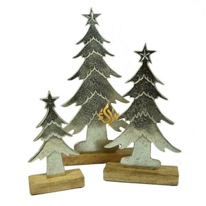 Adornos de decoración navideña con forma de árbol de calidad Superior, patrón de nueva apariencia de Papá Noel, adorno navideño, suministros de caja personalizados - Product Image 2