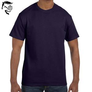 Camisetas personalizadas de Color baya negra de tendencia 2025, camisetas de verano transpirables Unisex, ropa de calle informal de algodón suave OEM, Top de talla grande - Product Image 4
