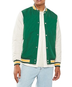 Men's Casual Premium College Bomber Custom Logo Embroidered Chenille Breathable CollegeBaseballjacket for men DDP Shipping - Product Image 6