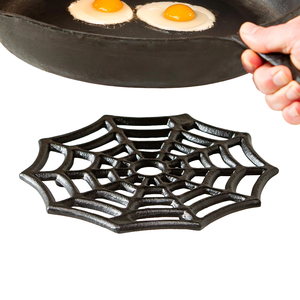 With Dark Brown Color Finished Modern Design <b>Trivet</b> With Nickle Color Tabletop Heat Resistance <b>Pan</b> & Hotpot Protective <b>Trivet</b> - Product Image 6