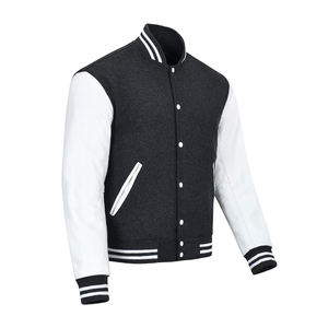Chaqueta de bombardero de uniforme de béisbol personalizada para hombre de otoño, ropa de calle, chándal informal, abrigo de marca Varsity de cadera caliente para invierno - Product Image 2