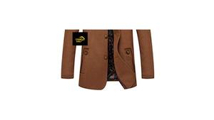 Veste d'hiver en laine mélangée noire avec col brodé de perles, écologique, fabriquée par Champ King au Pakistan - Product Image 5