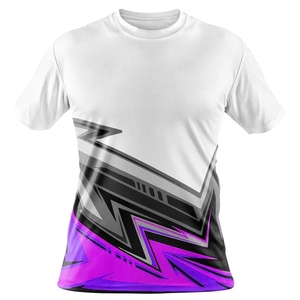 T-shirt à col rond en sublimation avec impression couleur personnalisée, t-shirt surdimensionné en sublimation, vente en gros de t-shirts MADE BY BS 2027 - Product Image 2