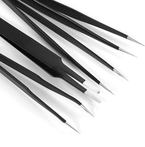 HASIBINAQ DIY Stainless Steel Jewelry Tweezers Multiple Types <b>Pick</b>-<b>Up</b> <b>Tool</b> for Diamond for Jewelry <b>Tools</b> & mobile Equipment - Product Image 1
