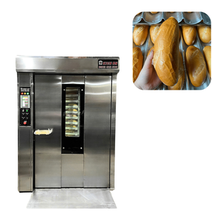 Horno rotativo de 32 bandejas de marca KIEN, fácil de usar, 380V/220V, horno de Pizza, Baguette de Gas, nueva condición, Motor de núcleo de horno Comercial - Product Image 1