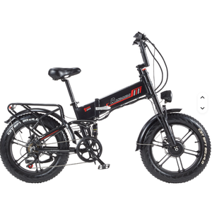 Vélo de route électrique pliable Quality Hummer Pro 23AH 2000W avec pneus larges, double moteur 1000W, transmission Shimano, pédale amovible - Product Image 4