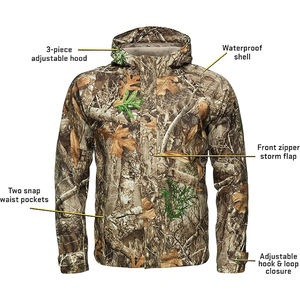 เสื้อแจ็คเก็ตทหารยุทธวิธีแบบมีฮู้ด ผ้าซอฟต์เชลล์ ระบายอากาศ กันน้ำ ลายพราง พิมพ์ลายแบบดิสชาร์จ เหมาะสำหรับการเดินป่า ซาฟารี และการล่าสัตว์ - Product Image 5