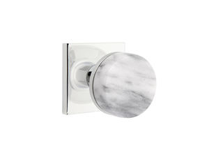 ลูกบิดประตูหินอ่อนสีขาว รูปทรงและขนาดสั่งทำได้ ผลิตในอินเดีย - Product Image 4