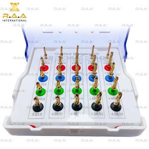 Dental <b>Guided</b> Surgery <b>Drill</b> Kit Manual Stainless Steel Cone <b>Drill</b> Set with Stopper CE Certified for Implant Procedures - Product Image 6