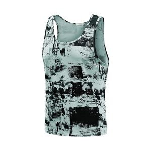 Logotipo personalizado Running Workout Athletic Loose Fit Casual Men's Fitness Tank Tops algodón poliéster con servicio OEM - Product Image 1