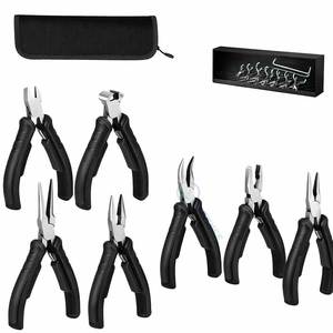 Premium 6 PCS Jewelry <b>Pliers</b> <b>Set</b> with Ergonomic Handles and Protective Case - Product Image 1