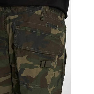 Pantalon cargo camouflage 100% coton de haute qualité pour hommes étudiants, respirant, avec poches, pantalon d'extérieur léger, style décontracté - Product Image 3