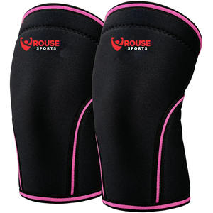 Custom Wholesale New Arrival 7mm <b>Neoprene</b> Compression <b>Knee</b> <b>Sleeves</b> for Powerlifting Weightlifting Squatting - Product Image 1