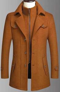 Chaqueta de Lana Hecha a Mano con Cierre de Cremallera, Ropa de Invierno Transpirable y Ecológica con Detalle de Bordado y Forro de Seda, Modelo Champ King - Product Image 6